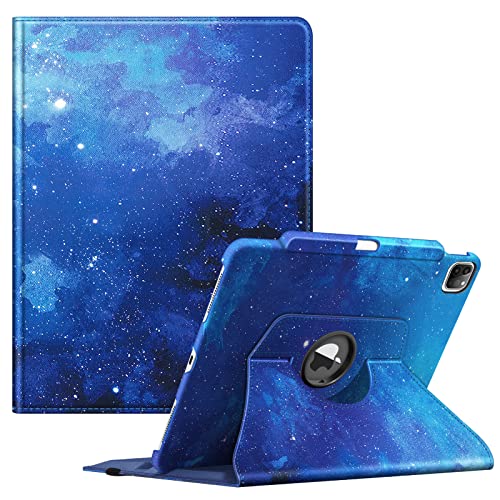 FINTIE Drehbare Schutzhülle kompatibel mit iPad Pro 12,9 Zoll (2022/2021/2020/2018, 6., 5., 4., 3. Generation), 360 Grad schwenkbare Schutzhülle mit Stifthalter, automatischer Schlaf-/Wachmodus, von FINTIE