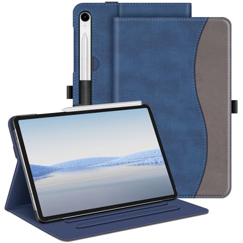 FINTIE Hülle für Samsung Galaxy Tab S9 FE 10.9 Zoll/Galaxy Tab S9 11 Zoll 2023, Multi-Angle Viewing Schutzhülle mit Tasche, Auto Sleep/Wake, Denim Indigo von Fintie