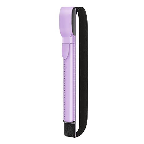 FINTIE Halter für Apple Pencil Pro/USB-C & Apple Pencil 1./ 2. Gen, Kunstleder Stift Hülle mit USB-Adapter-Tasche kompatibel mit iPad Hülle, Lavendel von FINTIE