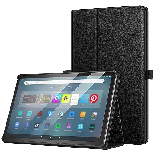 Fintie Hülle für Amazon Fire Max 11 Tablet (2023-13. Generation) Folio Stand Schutzhülle mit Auto Schlaf/Wach, Schwarz von Fintie