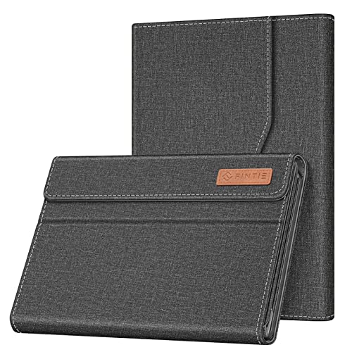 Fintie Hülle für Lenovo IdeaPad Duet Chromebook 10.1 Zoll Tablet-PC, Multi-Sichtwinkel Hochwertige Tasche Schutzhülle mit Dokumentschlitze, Tastatur Ständer Kompatibel, Grau von Fintie