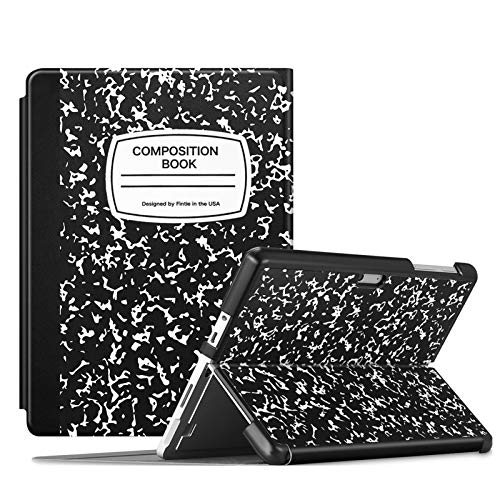 Fintie Hülle für Microsoft Surface Go 3 2021 / Surface Go 2 2020 / Surface Go 2018 10 Zoll Tablet - Mehrwinkelige Hartschale Business Cover, kompatibel mit Type Cover Tastatur (Composition Book) von Fintie