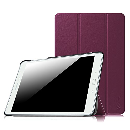 Fintie Hülle für Samsung Galaxy Tab A 9.7 Zoll T550N / T555N Tablet-PC - Ultra Schlank Superleicht Ständer SlimShell Cover Schutzhülle Etui mit Auto Schlaf/Wach Funktion, Lila von Fintie