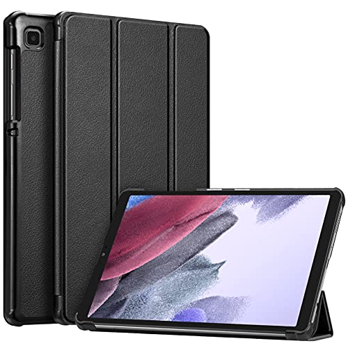 Fintie Hülle für Samsung Galaxy Tab A7 Lite 8.7 2021 - Ultra Schlank Kunstleder Schutzhülle Cover für Samsung Galaxy Tab A7 Lite 8.7 Zoll SM-T225/T220 Tablet, Schwarz von Fintie