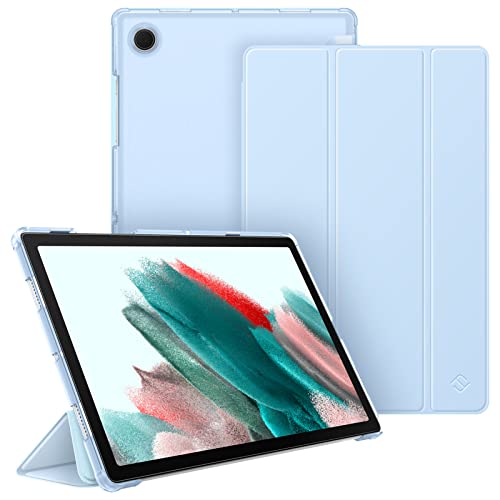 Fintie Hülle für Samsung Galaxy Tab A8 10.5 2022/2021, Ultradünn Schutzhülle mit Transparenter Rückseite Cover Auto Schlaf/Wach für Tab A8 10.5 Zoll SM-X200/X205/X207, Himmelblau von Fintie