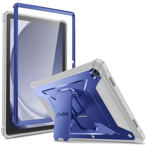 Fintie Hülle für Samsung Galaxy Tab A9 Plus 11 Zoll 2023, Ganzkörper-Rugged Hybrid Stand Schutzhülle mit eingebauter Schutzfolie für Tablet A9+11 Zolll SM-X210/X216/X218, Blau von Fintie