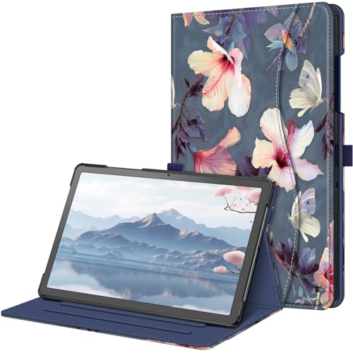 Fintie Hülle für Samsung Galaxy Tab A9 Plus 11 Zoll 2023, Multi-Winkel Folio Schutzhülle Dokumentenfach und Auto Schlaf/Wach Funktion für Tablet A9+ SM-X210/X216/X218, Blühender Hibiskus Fintie Hülle für Samsung Galaxy Tab A9 Plus 11 Zoll 2023, Multi-Winkel Folio Schutzhülle Dokumentenfach und Auto Schlaf/Wach Funktion für Tablet A9+ SM-X210/X216/X218, Blühender Hibiskus von FINTIE