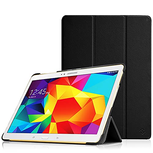 Fintie Hülle für Samsung Galaxy Tab S 10.5 T800 T805 (10,5 Zoll) Tablet-PC - Ultra Schlank superleicht Ständer SlimShell Cover Schutzhülle Etui Tasche mit Auto Schlaf/Wach Funktion, Schwarz von Fintie