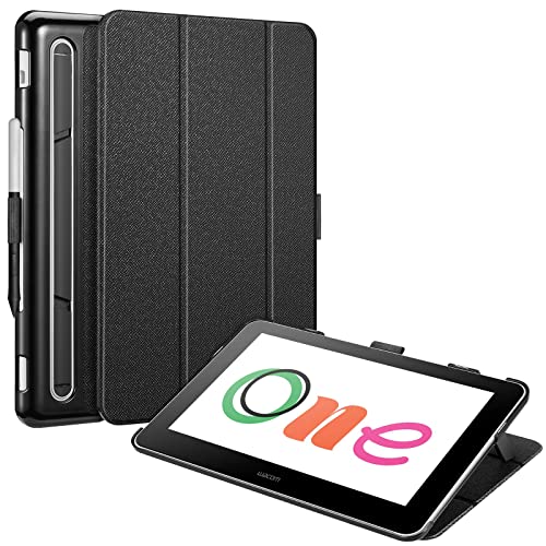 Fintie Hülle für Wacom One Creative Pen Display 13.3 Zoll, Trifold Stand Leichte SlimShell Schutzhülle für 13.3 Zoll Wacom One Drawing Tablet, Schwarz Fintie Hülle für Wacom One Creative Pen Display 13.3 Zoll, Trifold Stand Leichte SlimShell Schutzhülle für 13.3 Zoll Wacom One Drawing Tablet, Schwarz von FINTIE