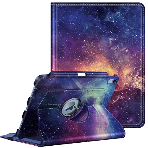 Fintie Hülle für iPad 10. Generation 2022 (10.9 Zoll) mit Pencil Halter - Schutzhülle Cover mit 360 Grad drehbarem Ständer und Auto Schlaf/Wach Funktion, Die Galaxie von Fintie
