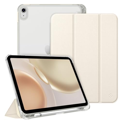 Fintie Hülle für iPad (A16) 11 Generation 11 Zoll 2025, iPad 10 Generation 10.9 Zoll 2022 mit Stifthalter - ultradünne leichte Schutzhülle mit transparenter Rückseite, Auto Schlaf/Wach, Starlight Fintie Hülle für iPad (A16) 11 Generation 11 Zoll 2025, iPad 10 Generation 10.9 Zoll 2022 mit Stifthalter - ultradünne leichte Schutzhülle mit transparenter Rückseite, Auto Schlaf/Wach, Starlight von FINTIE