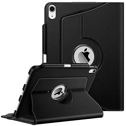 Fintie Hülle für iPad 11 Generation 11 Zoll 2025 (A16), iPad 10 Generation 10.9 Zoll 2022 mit Pencil Halter - Schutzhülle Cover mit 360 Grad drehbarem Ständer und Auto Schlaf/Wach, Schwarz von FINTIE