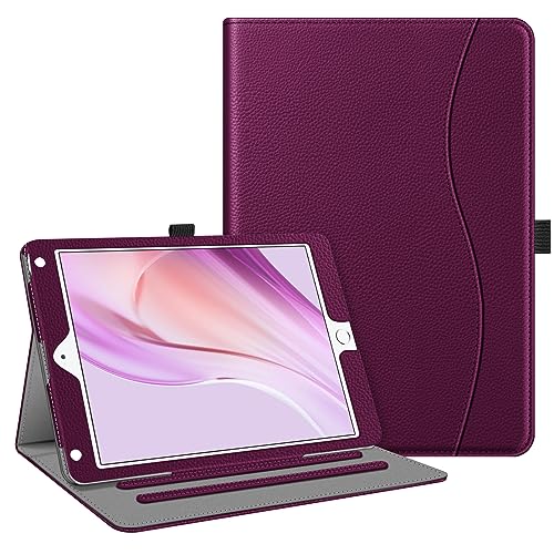 Fintie Hülle für iPad 9.7 Zoll 2018 2017 / iPad Air 2 / iPad Air - [Eckenschutz] Multi-Winkel Betrachtung Folio Stand Schutzhülle Case mit Dokumentschlitze, Auto Sleep/Wake, Lila von Fintie