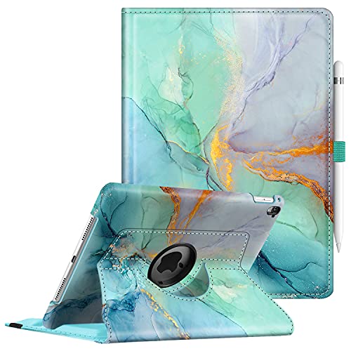 Fintie Hülle für iPad Pro 9.7 Zoll - 360 Grad Rotierend Stand Cover Case Schutzhülle Tasche mit Auto Schlaf/Wach Funktion für iPad Pro 9.7 Zoll (2016 Modell), Smaragd Marmor von FINTIE