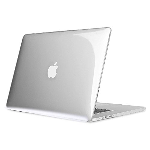 Fintie MacBook Pro 15 Retina-Hülle (KEIN CD-ROM-Laufwerk) - Schmale Hartschalen-Schutzhülle zum Einrasten für das MacBook Pro 15.4 "mit Retina-Display A1398, kristallklar von Fintie