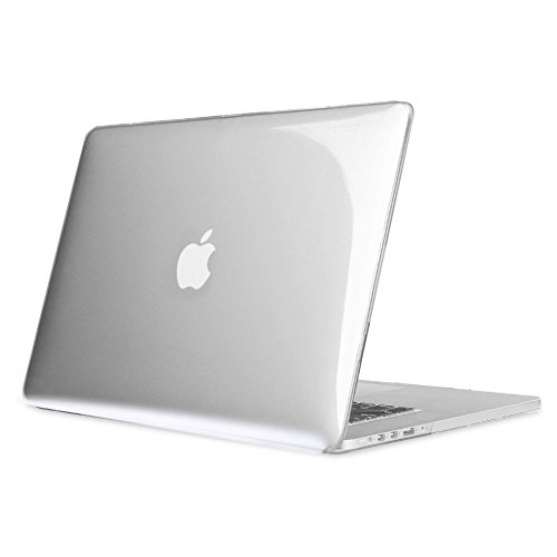 Fintie MacBook Pro 15 Retina-Hülle (KEIN CD-ROM-Laufwerk) - Schmale Hartschalen-Schutzhülle zum Einrasten für das MacBook Pro 15.4 "mit Retina-Display A1398, kristallklar von FINTIE