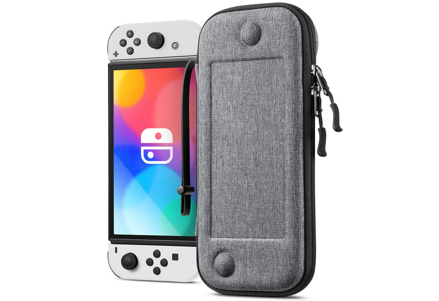 Fintie Nintendo-Schutzhülle Slim Tasche Kompatibel mit Nintendo Switch/Switch OLED Modell, Ultradünne Stoßfeste Hartschalen Tragetasche mit 10 Spielkartenhaltern Fintie Nintendo-Schutzhülle Slim Tasche Kompatibel mit Nintendo Switch/Switch OLED Modell, Ultradünne Stoßfeste Hartschalen Tragetasche mit 10 Spielkartenhaltern von Fintie