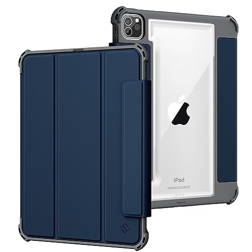Fintie Robuste Hybrid-Schutzhülle für iPad Pro 27,9 cm (11 Zoll) (4. / 3. Generation) 2022/2021, militärische Falltestung, robust, mit Stifthalter, auch passend für iPad Pro 27,9 cm (11 Zoll), 2. von FINTIE