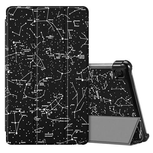 Fintie Schlanke Hülle für Samsung Galaxy Tab A7 Lite 8,7 Zoll 2021 Modell (SM-T220/T225/T227), Ultra Dünn Leichte Harte Rückschale Tri-Fold Stand Cover, Sternbild von Fintie