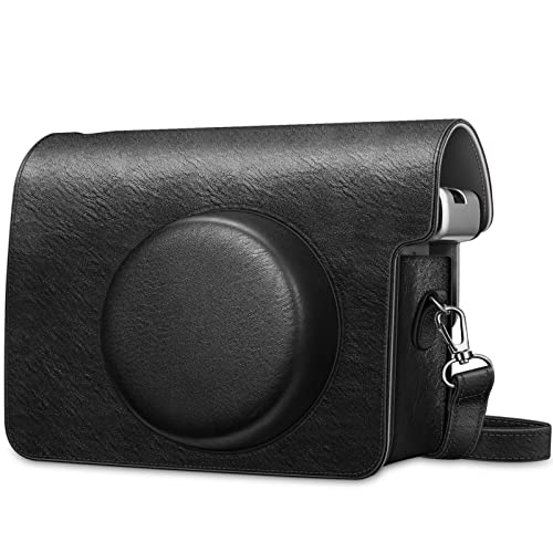 Fintie Schutzhülle für Fujifilm instax Wide 300 Sofortbildkamera - Premium Tasche Reise Kameratasche Hülle Abdeckung mit abnehmbaren Riemen, Schwarz von Fintie