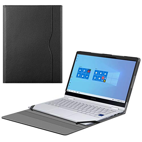Fintie Schutzhülle für Samsung Galaxy Book Flex Alpha 13 NP730QCJ / Book Flex2 Alpha NP730QDA / Galaxy Chromebook 2 XE530QDA / Galaxy Book S/Ion 13 NP930XCJ, Schwarz von FINTIE