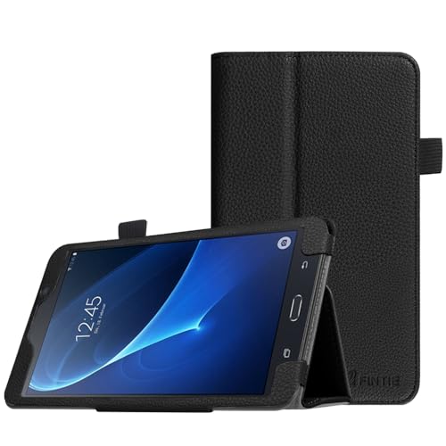 Fintie Schutzhülle für Samsung Galaxy Tab A 7.0 – Premium veganes Leder Slim Fit Folio Stand Cover für Samsung Galaxy Tab A 7.0 Tablet 2016 Release (SM-T280/SM-T285), Schwarz von Fintie