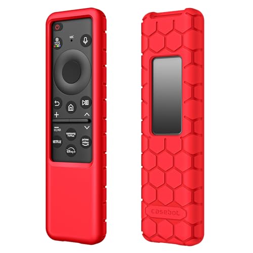 Fintie Schutzhülle für Samsung Smart Solar Cell Remote 2024 2023 TM2360F / TM2361F / TM2360E / TM2361E BN59-01436A BN59-01432A BN59-01432J, leicht, rutschfest, stoßfest, Silikon, Rot Fintie Schutzhülle für Samsung Smart Solar Cell Remote 2024 2023 TM2360F / TM2361F / TM2360E / TM2361E BN59-01436A BN59-01432A BN59-01432J, leicht, rutschfest, stoßfest, Silikon, Rot von FINTIE