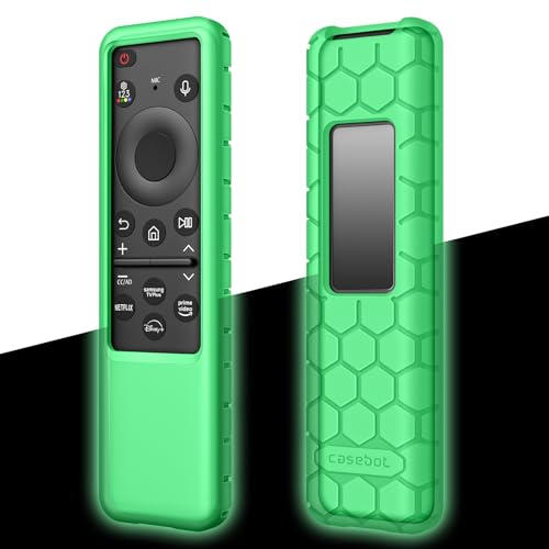 Fintie Schutzhülle für Samsung Smart Solar Cell Remote 2024 2023 TM2360F / TM2361F / TM2360E / TM2361E BN59-01436A BN59-01432A BN59-01432J, leicht, rutschfest, stoßfest, Silikon, Grün von FINTIE