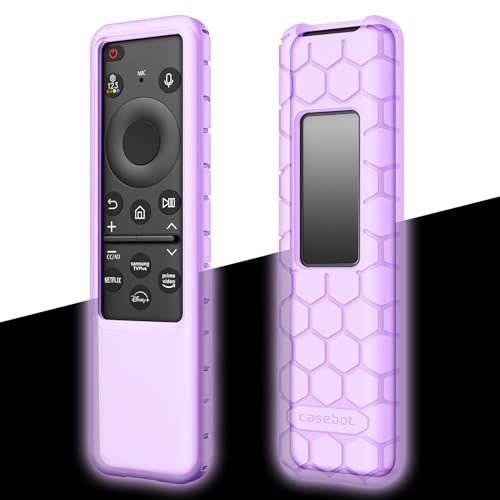 Fintie Schutzhülle für Samsung Smart Solar Cell Remote 2024 2023 TM2360F / TM2361F / TM2360E / TM2361E BN59-01436A BN59-01432A BN59-01432J, leichte, rutschfeste, stoßfeste Silikonhülle, violett Fintie Schutzhülle für Samsung Smart Solar Cell Remote 2024 2023 TM2360F / TM2361F / TM2360E / TM2361E BN59-01436A BN59-01432A BN59-01432J, leichte, rutschfeste, stoßfeste Silikonhülle, violett von FINTIE