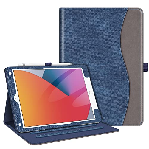 Fintie Schutzhülle für iPad 9. Generation (2021) 10.2 Zoll – [Eckenschutz] Multi-Winkel-Standfunktion mit Tasche und Stifthalter, auch passend für iPad 8. Generation 2020/7. Generation 2019 von Fintie