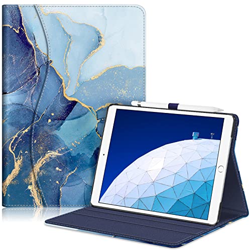 Fintie Schutzhülle für iPad Air (3. Generation) 26.7 cm (10.5 Zoll) 2019, Auto Wake/Sleep, Ocean Marble von FINTIE
