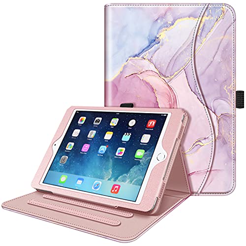 Fintie Schutzhülle für iPad Mini / Mini 2 / Mini 3 [Eckenschutz] – [Mehrfachwinkel] Folio Smart Stand Cover mit Tasche, Auto Sleep/Wake für iPad Mini 1 / Mini 2 / Mini 3, glitzernder Marmor von Fintie