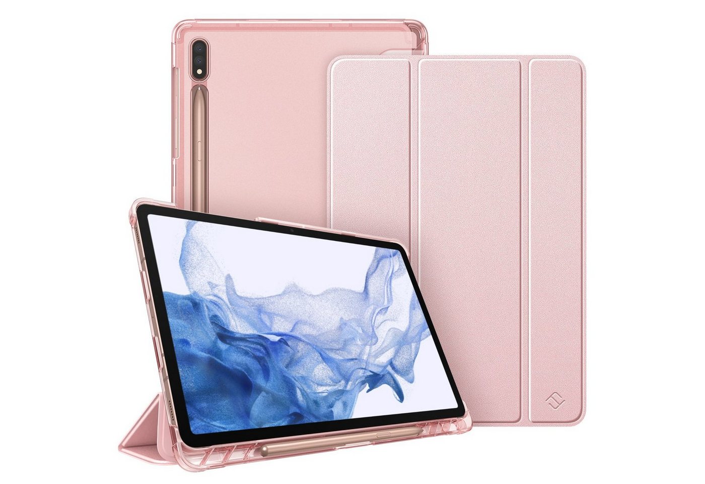 Fintie Tablet-Hülle Hülle für Samsung Galaxy Tab S8 11 Zoll 2022 / Tab S7 11 Zoll 2020 - Silm Schutzhülle mit Transparenter Rückseite Abdeckung Cover Auto Schlaf/Wach Funktion von Fintie