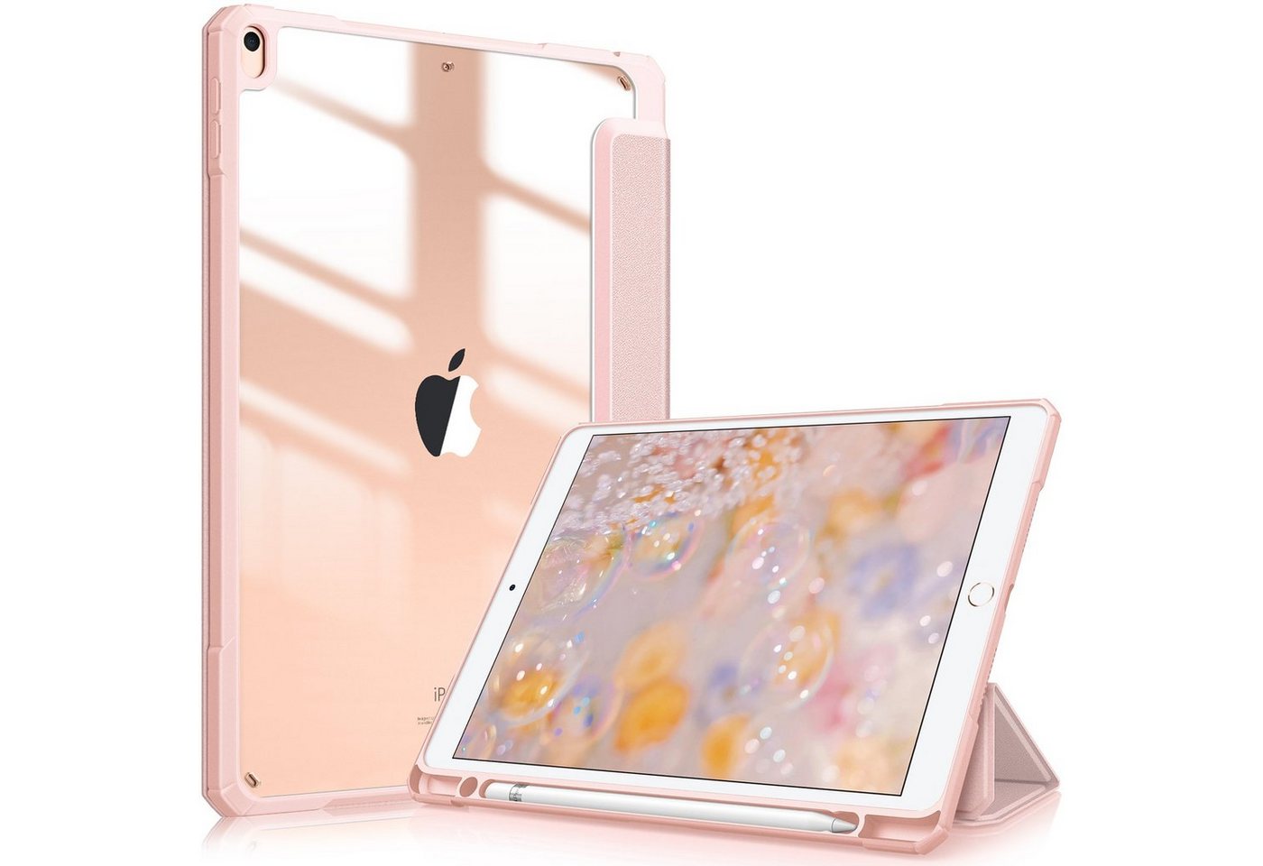 Fintie Tablet-Hülle Hybrid Hülle für iPad Air 2019 (3. Generation) / iPad Pro 10.5 2017 10,5 Zoll, [Eingebauter Stifthalter] Stoßfeste Abdeckung mit Klar Hartschalen von Fintie