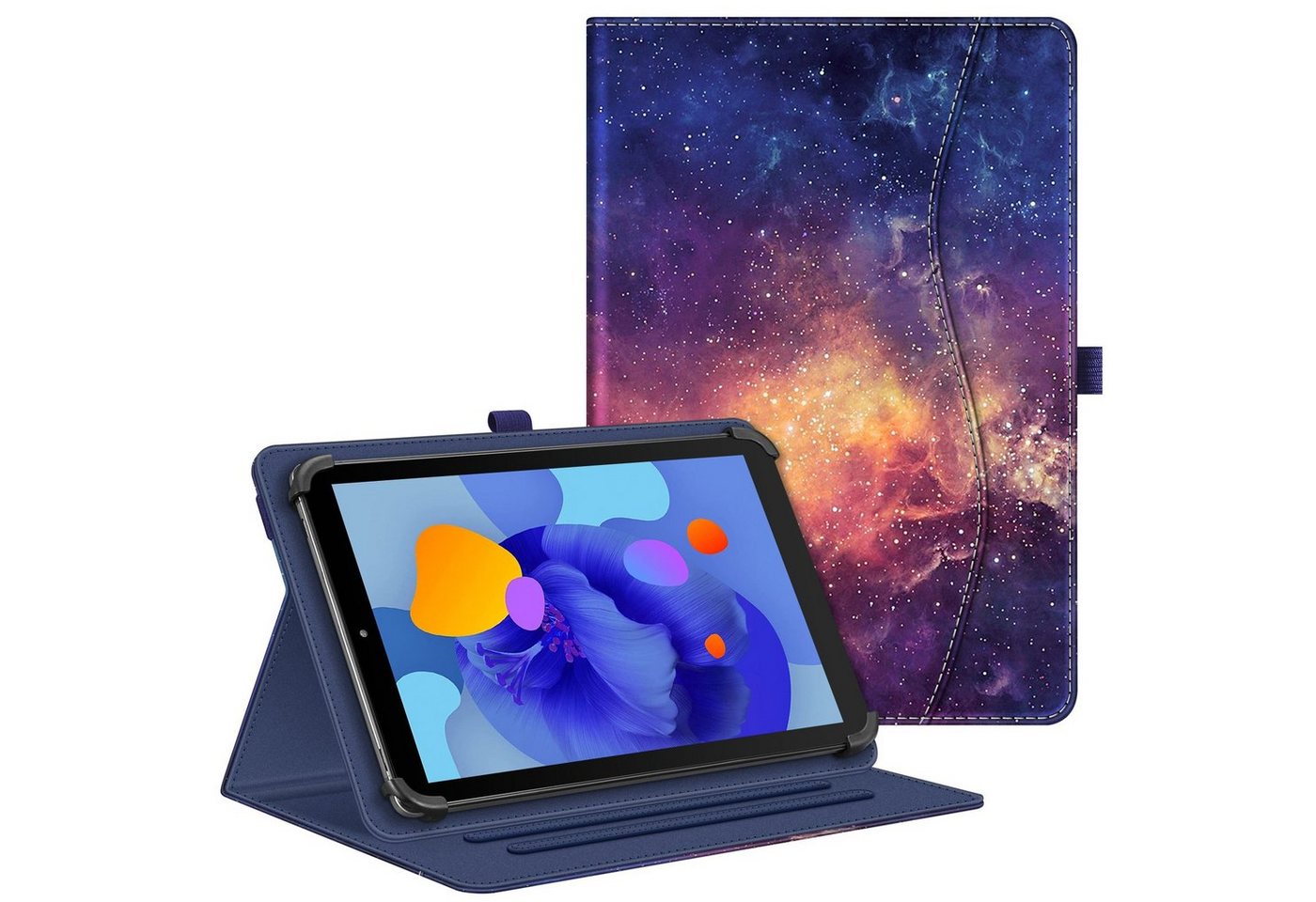 Fintie Tablet-Hülle Tablet Universal Hülle für 9 10 10,1 Zoll - Multi-Winkel Folio Schutzhülle mit Dokumentschlitze für Jumper, CHUWI, TECLAST, Blackview, HAOVM, CUBOT und mehr 9-10.9 Tablets von Fintie