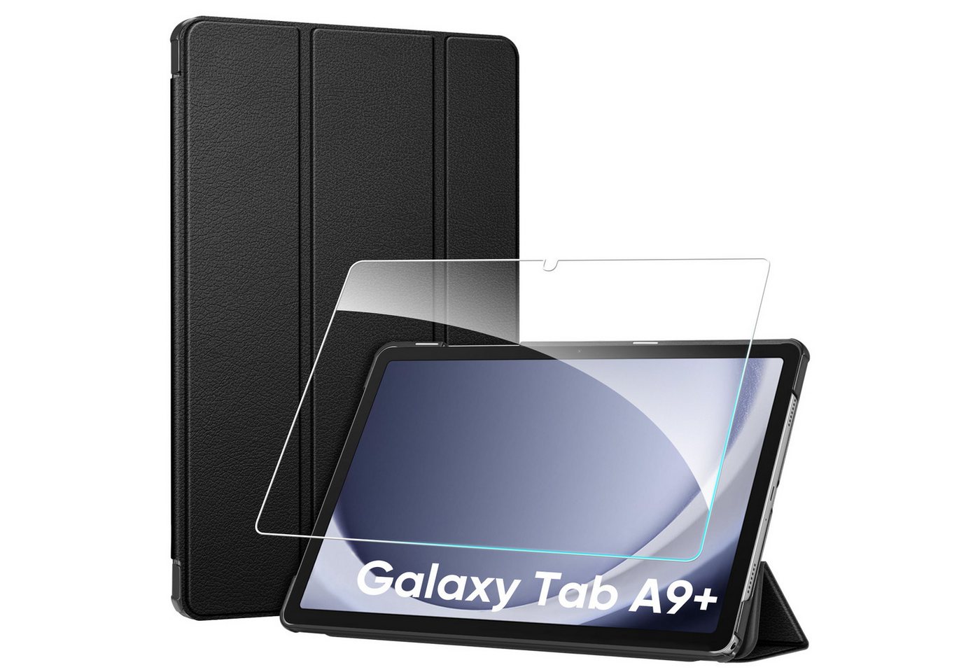 Fintie Tablet-Hülle für Samsung Galaxy Tab A9+/A9 Plus 11 Zoll 2023 Tablet mit Schutzfolie, Ultradünne Kunstleder Schutzhülle Cover mit Auto Schlaf/Wach Funktion Fintie Tablet-Hülle für Samsung Galaxy Tab A9+/A9 Plus 11 Zoll 2023 Tablet mit Schutzfolie, Ultradünne Kunstleder Schutzhülle Cover mit Auto Schlaf/Wach Funktion von Fintie