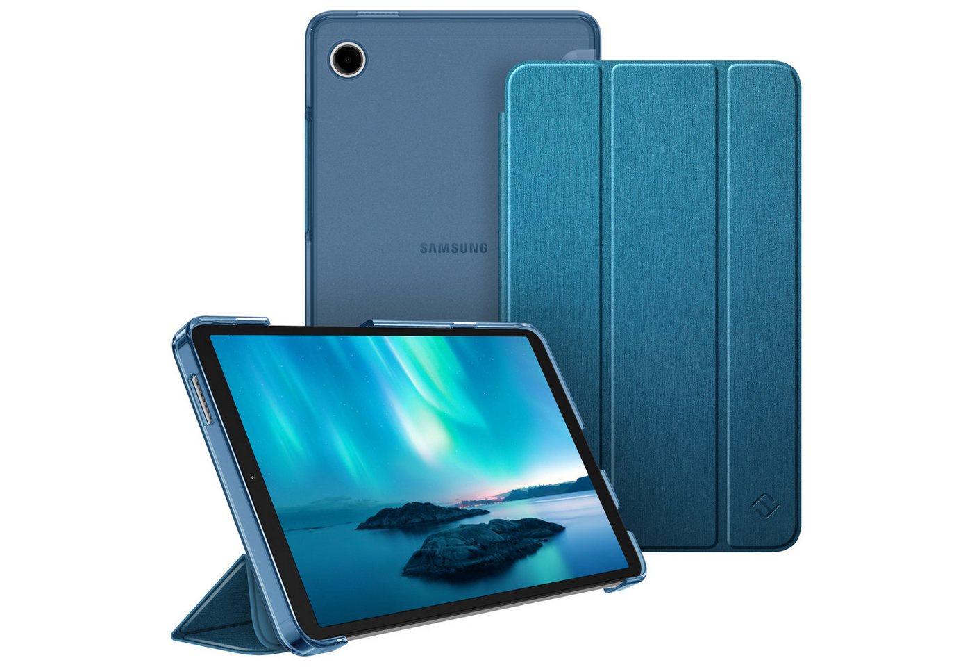 Fintie Tablet-Hülle für Samsung Galaxy Tab A9 8.7'' 2023, mit Translucent Rückseite Cover, Ultra Dünn Schutzhülle für Samsung Tablet A9 8,7 SM-X110/X115/X117 von Fintie