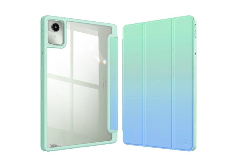 Fintie Tablet-Hülle mit Stifthalter für Lenovo Tab M11(TB330) 11 Zoll 2024, Stoßfest Hülle, mit transparenter Hartschale, Nicht für Lenovo Tab P11 11 Zoll von Fintie
