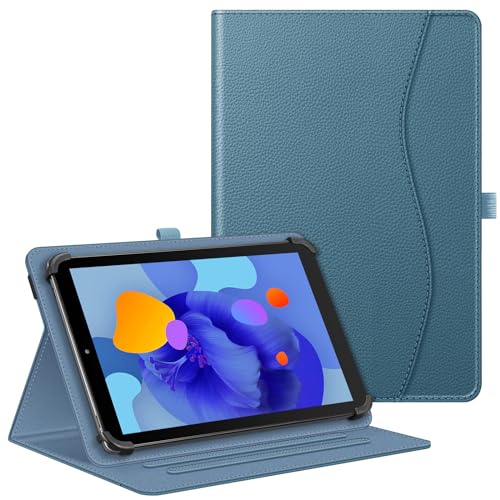 Fintie Tablet Universal Hülle für 9 10 10,1 Zoll- Multi-Winkel Schutzhülle für Blackview Tablet 10 Zoll/Tab 30 2024, TECLAST M50HD/M50/P40HD/T45HD, DOOGEE/Sgin/HotLight Tablet 10 10.5 Zoll, Dunstblau von Fintie