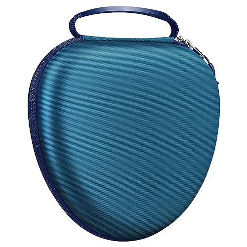 Fintie Tasche Kompatibel mit AirPods Max Kopfhörern, Ersatz-Reiseschutz-Aufbewahrungstasche Hülle Case mit Auto Wake/Sleep, Navy von Fintie