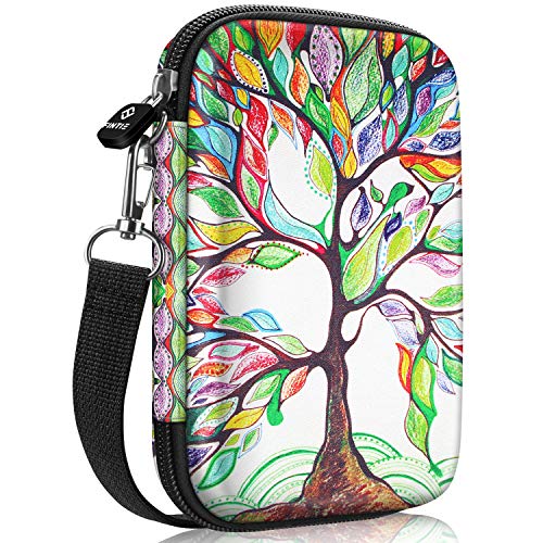 Fintie Tasche für Fujifilm Instax Mini Link 2 / Mini Link - Premium Starke Hartschalen Fotodrucker Tragen Fall Tragetasche Etui für HP Sprocket Plus/Select, Liebesbaum von FINTIE