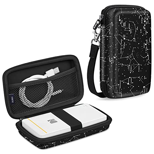 FINTIE Tasche für Kodak Fotodrucker, Kodak Mini 2 Retro/Step/Mini 2 HD/Smile/Printomatic, Hartschalen Tragetasche mit Innentasche, Sternbild von FINTIE