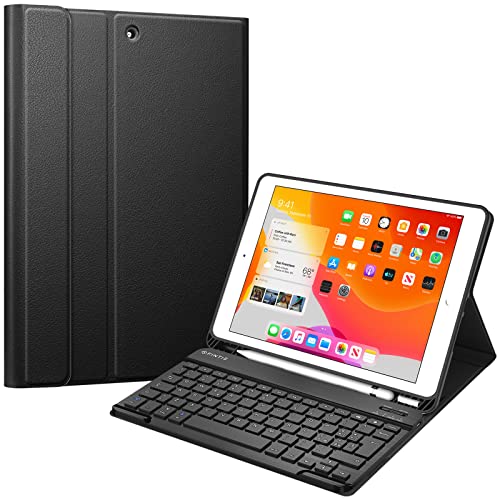 Fintie Tastatur Hülle für iPad 10.2 Zoll (9/8/ 7 Generation) 2021/2020/2019 (Italian Layout), Schwarz von Fintie