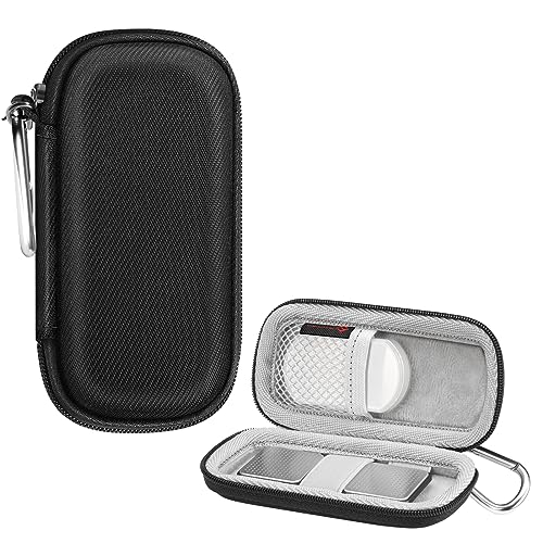 Fintie Tragetasche für Kardia Mobile und Kardia Mobile 6L EKG Gerät Herzmonitor - Schutzhülle Hart EVA Stoßfest Aufbewahrung Tragbare Reiseabdeckung Tasche mit Pillenorganizer (Schwarz) von FINTIE
