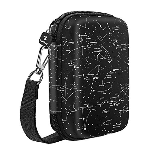 Fintie Tragetasche für Polaroid Hi-Print/Polaroid Zip/HP Sprocket 2nd Edition Drucker, Snap/Snap Touch Sofortkamera, HP 2-in-1, harte EVA stoßfeste Aufbewahrungstasche Reisetasche, Sternbild von FINTIE