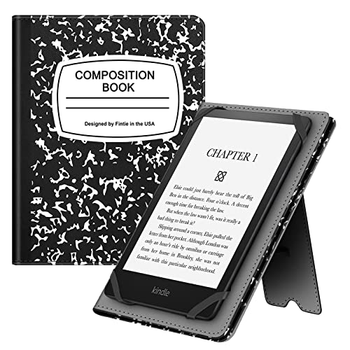 Fintie Universal-Schutzhülle für 15,2 - 17,8 cm (6 - 7 Zoll) große Tablets und eReader, Premium-PU-Leder, Standfunktion, Kartenfach und Handschlaufe, für Kindle/Kobo/Nook/Tolino/Pocket Book E-Book von FINTIE