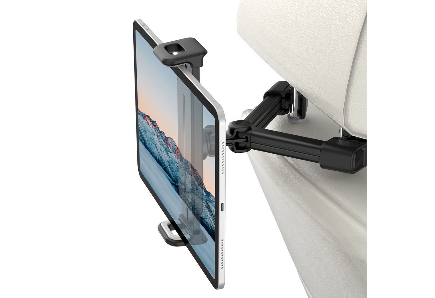 Fintie Universal Tablet Halter Auto–360° drehbar Verstellbare KFZ-Kopfstützen Tablet-Halterung, (bis 13 Zoll, für iPad Air/Pro/Mini, Samsung Galaxy Tab, Smartphone, Kindle usw) von Fintie