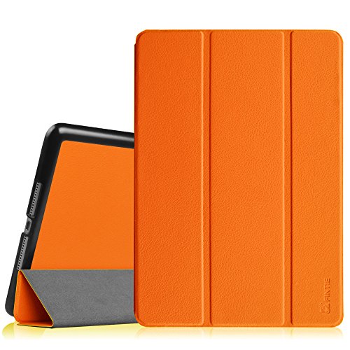 iPad Air 2 Hülle – Fintie SmartShell Case für Apple iPad Air 2 (iPad 6) Modell 2014, Ultra Slim leichter Ständer mit Smart Cover Auto Wake/Sleep-Funktion, Orange von Fintie