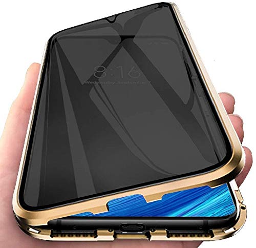 Anti-Peep Magnetische Adsorption Hülle für Samsung Galaxy S24, Anti-Spy Handyhülle 360 Grad Metall Case Privat Screen Schutz doppelseitige Gehärtetes Glas Schutzhülle Anti-Spähen Case,Gold Anti-Peep Magnetische Adsorption Hülle für Samsung Galaxy S24, Anti-Spy Handyhülle 360 Grad Metall Case Privat Screen Schutz doppelseitige Gehärtetes Glas Schutzhülle Anti-Spähen Case,Gold von Fiokxie