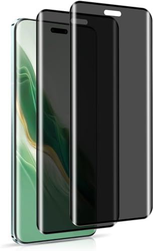 Fiokxie [2 Stück] Sichtschutz für HONOR Magic 6 Pro - Anti-Spy Sichtschutzfolie 9H Härte, Anti-Spähen Privatsphäre Schutzfolie,Gehärtetes Glas Folie Blickschutzfolie, Privacy Screen mit Anti Spy von Fiokxie
